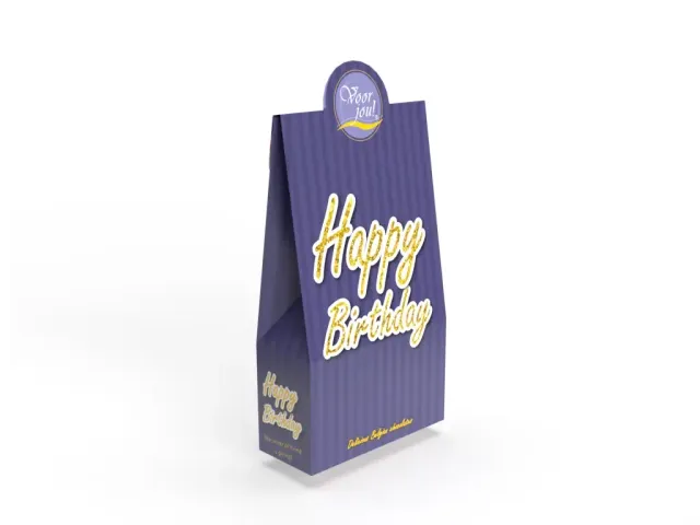Voor jou Goldline Happy Birthday chocolade cadeau