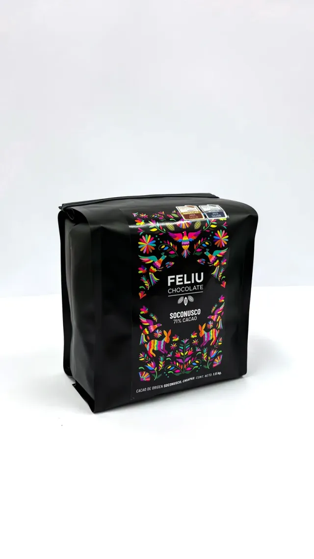 Feliu Chocolate Origen Soconusco 71% cacao couverture 1,5 kg puur