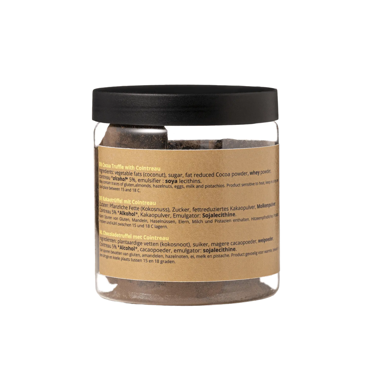 WOW Chocolao Cointreau Chocoladetruffels Pot 130g sinaasappel
