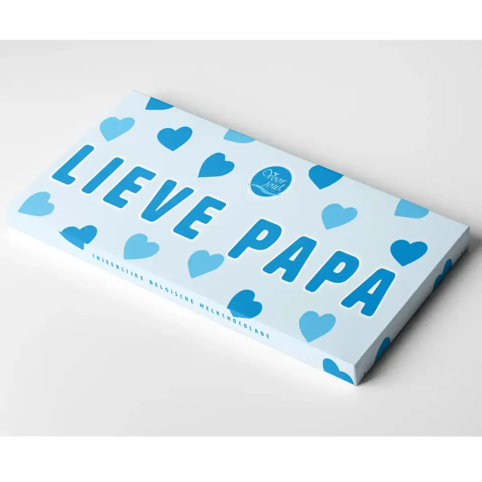 Voor Jou Wensreep Lieve Pap melkchocolade reep