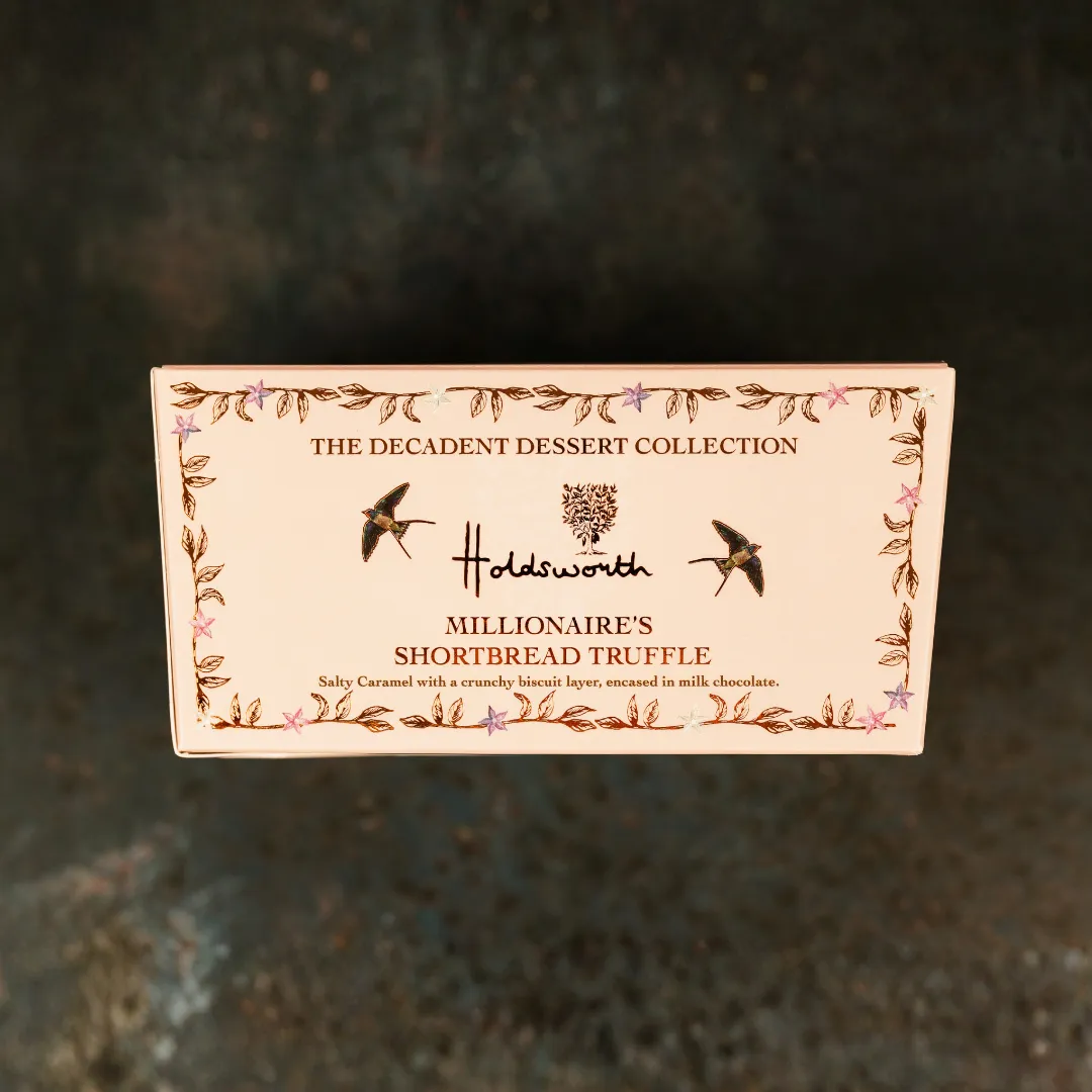 Holdsworth Millionaire's Shortbread Truffle Ballotin truffels 110g melk