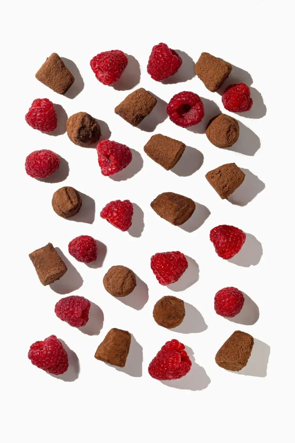 WOW Chocolao Framboos chocoladetruffels bulk 3kg fruitig