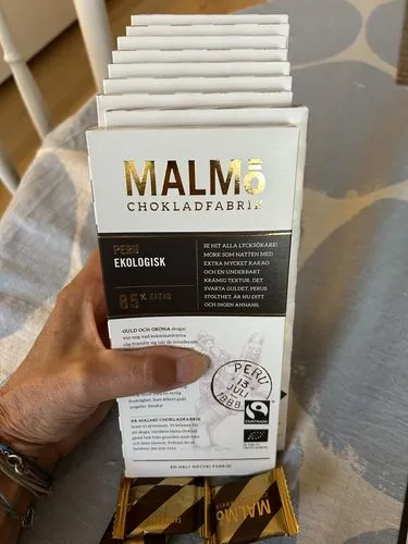 Malmö Chokladfabrik Peru Pure Chocolade 80g 85% Vegan