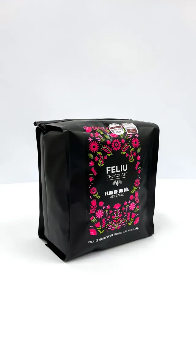 Feliu Chocolate Origen Flor de un día 70% cacao couverture 1,5 kg puur