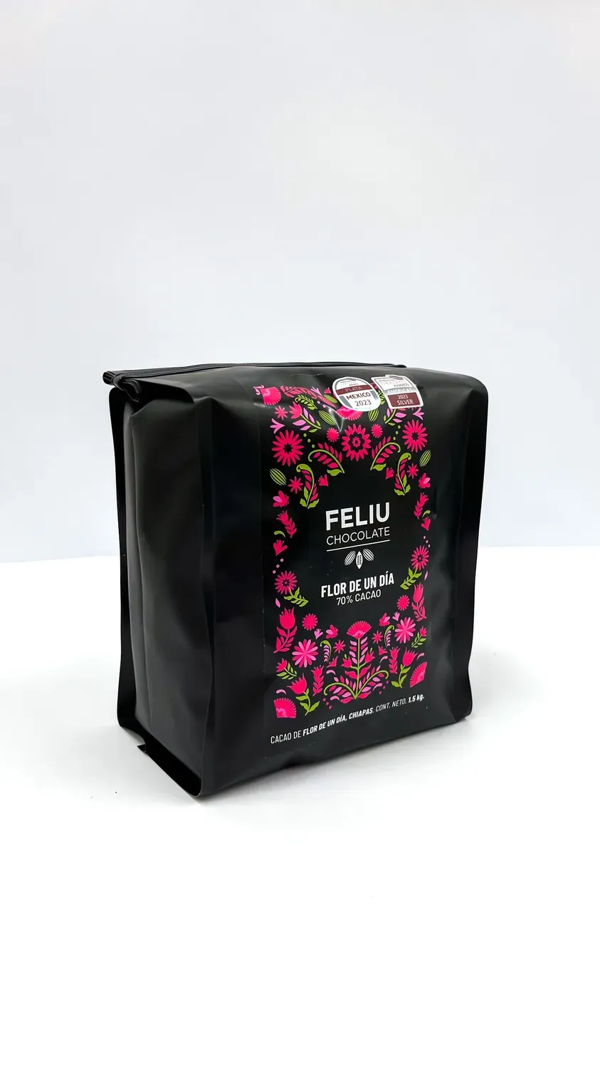 Feliu Chocolate Origen Flor de un día 70% cacao couverture 1,5 kg puur