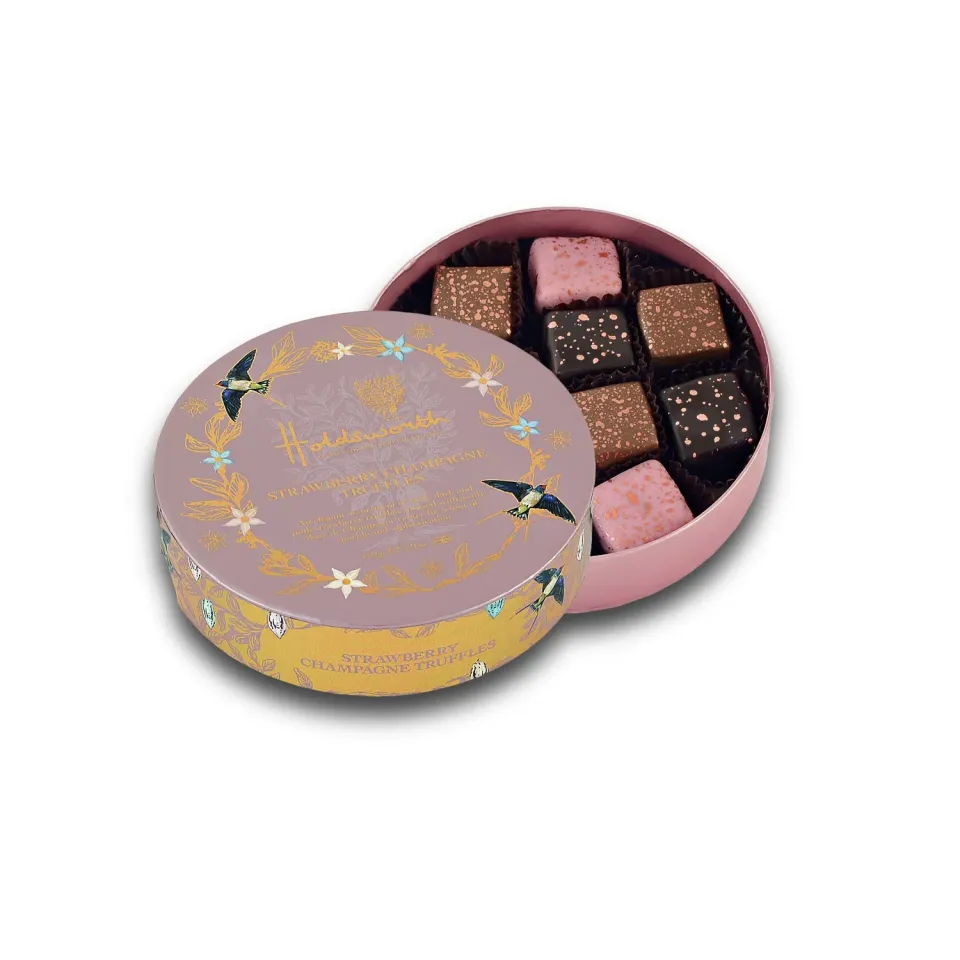 Holdsworth Strawberry Champagne truffels 170g aardbei