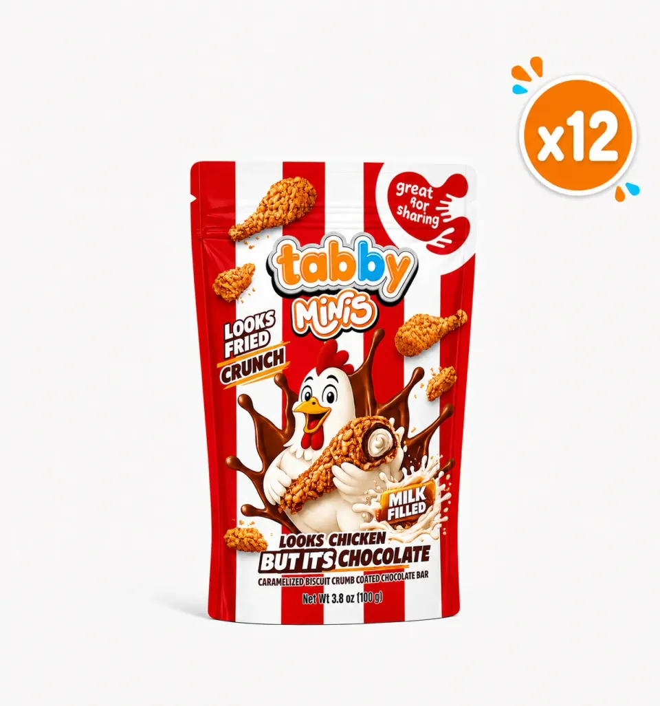 Tabby Caramelised Minis Drumstick chocolade 100g x12
