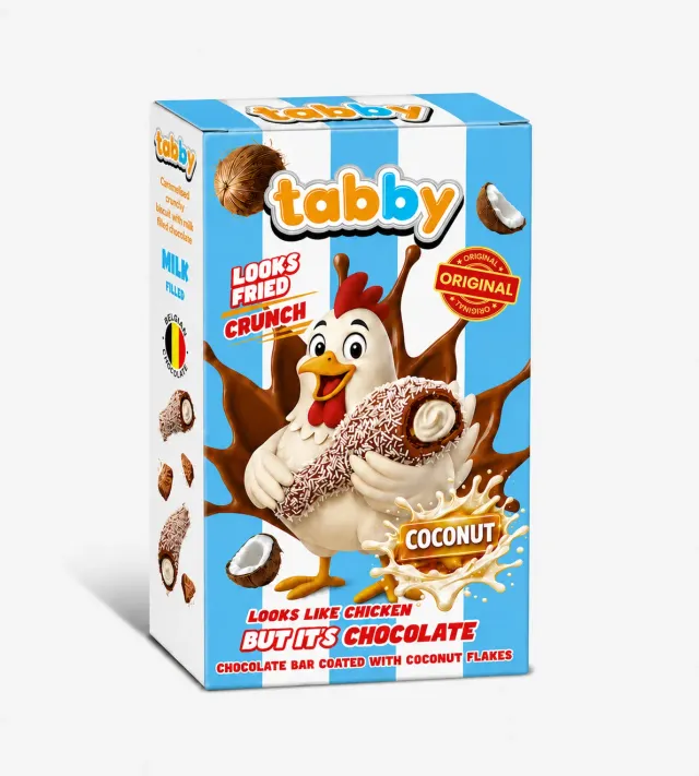Tabby Coconut Drumstick chocolade 50g kokos
