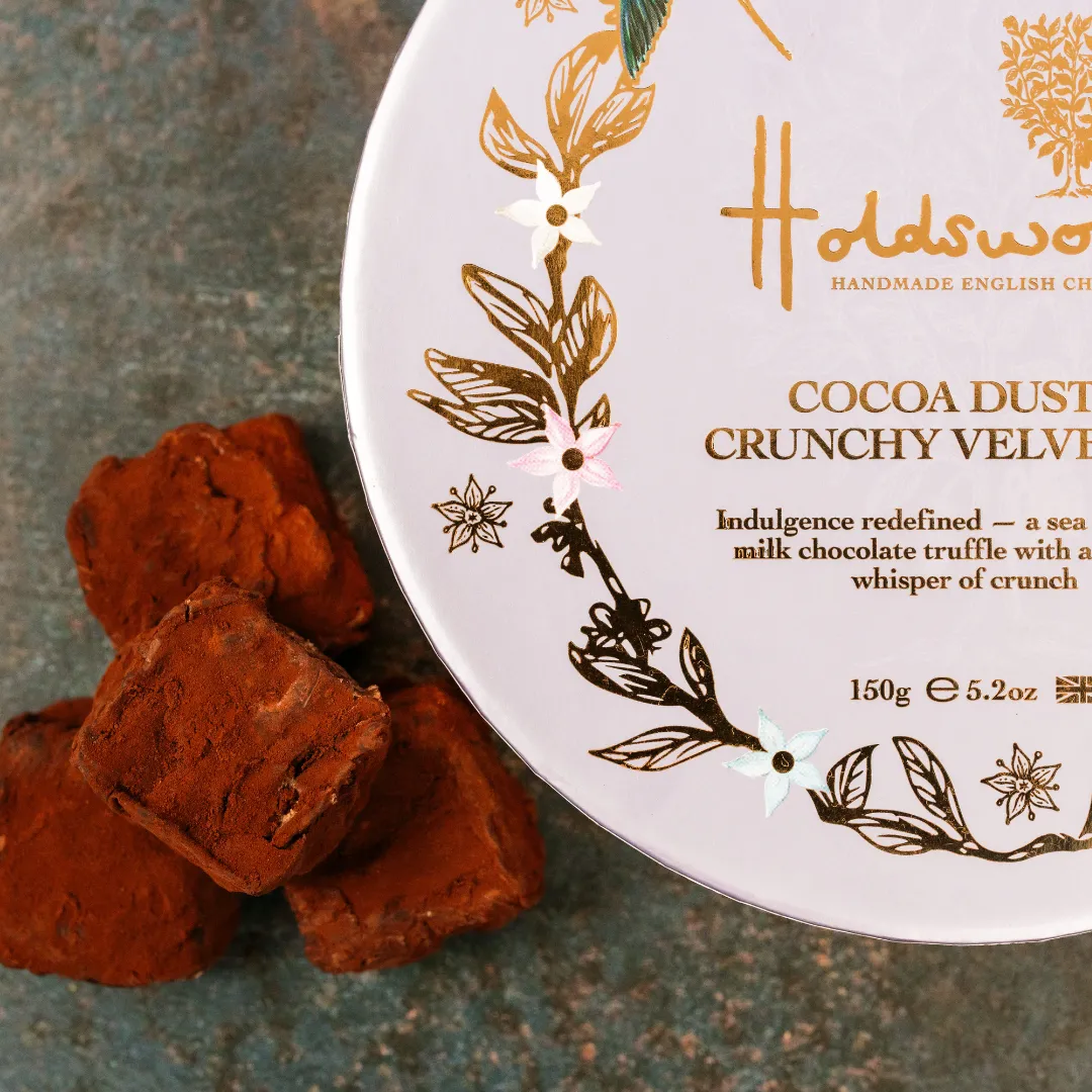 Holdsworth Cocoa Dusted Crunchy Velvetines truffels 150g melk
