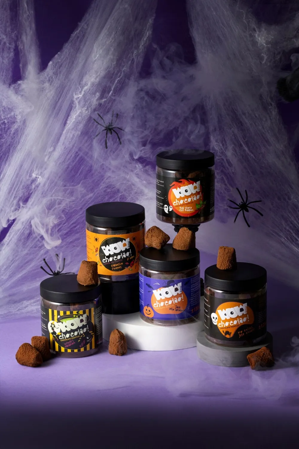 WOW Chocolao Exploding Sweets Halloween truffels cadeaupot 130g knetter