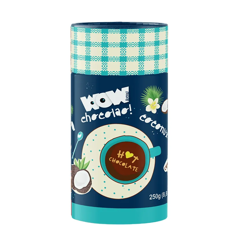WOW Chocolao Kokos Warme Chocolade 250g romig