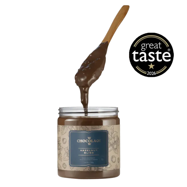 WOW Chocolao Hazelnoot Bliss chocoladepasta 275g romig