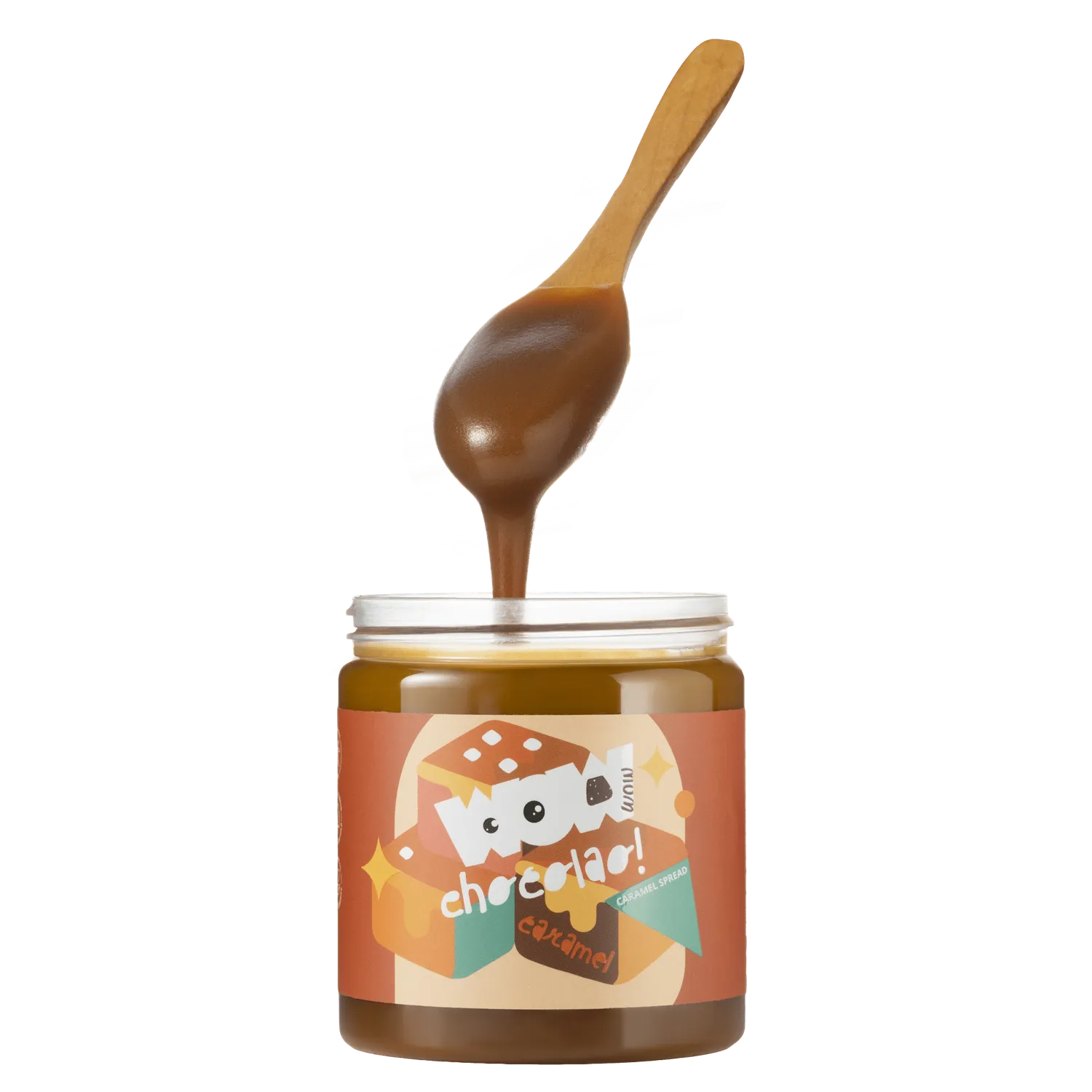 WOW Chocolao Luxe Karamelspread 275g pot karamel