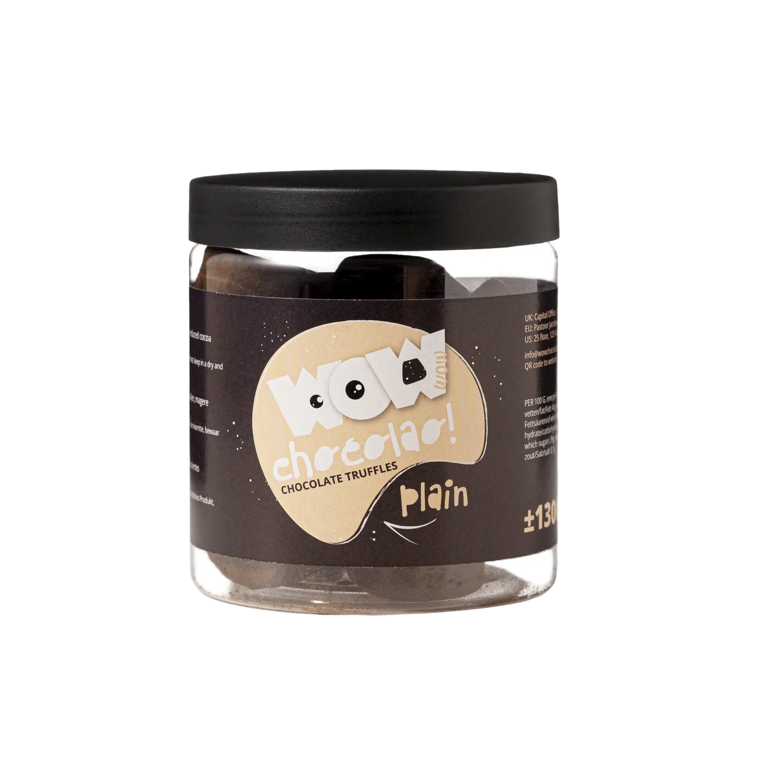 WOW Chocolao Klassiek chocoladetruffels cadeaupot 130g