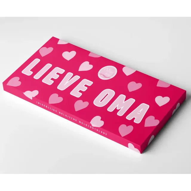 Voor jou Wensreep Lieve oma chocoladereep cadeau