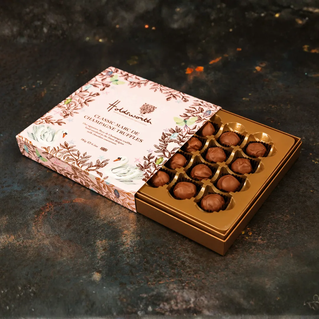 Holdsworth Classic Marc de Champagne truffels 185g melk