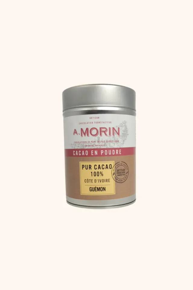 Chocolaterie Morin Ivoorkust Guemon 100% cacaopoeder 200g puur