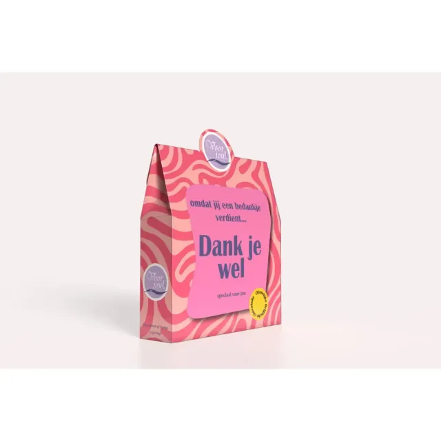Voor jou Omdat Dank je wel chocolade cadeau melk