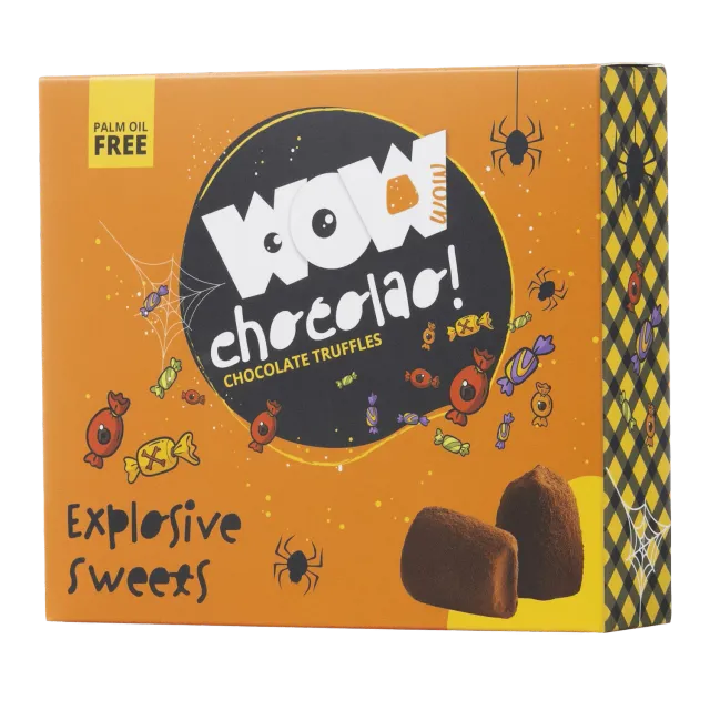 WOW Chocolao Exploding Sweets Halloween truffels 250g box bruis