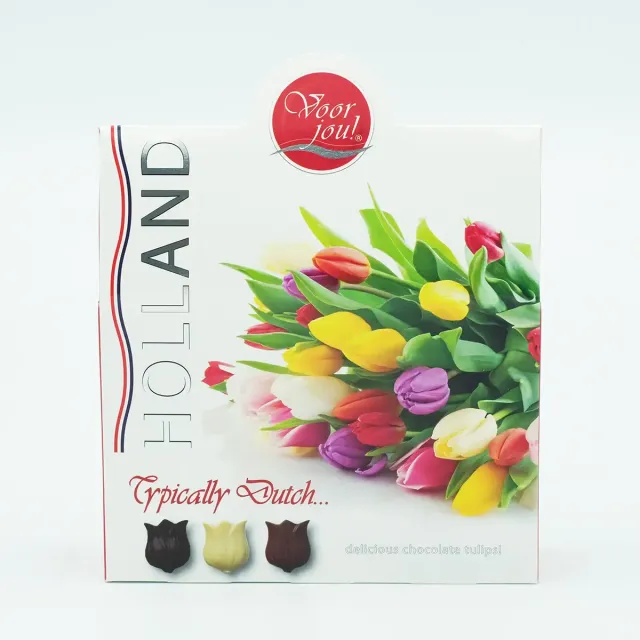 Voor Jou Typical Dutch Tulips chocolade cadeau