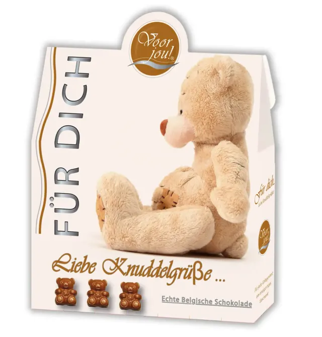 Voor jou Für Dich Liebe Knudelgrüsse chocolade cadeau