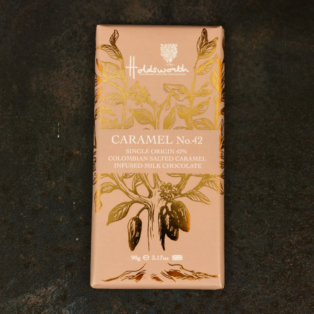 Holdsworth Caramel No.42 Sea Salt Caramel reep 90g melk