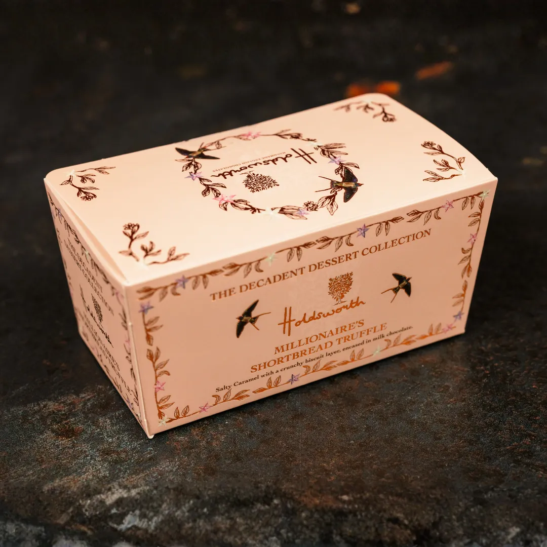 Holdsworth Millionaire's Shortbread Truffle Ballotin truffels 110g melk