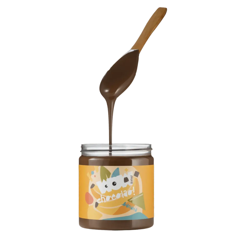 WOW Chocolao Banaan chocolade spread 275g banoffee
