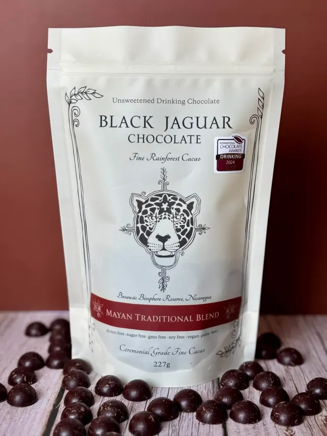 Black Jaguar Mayan Traditional Blend 227g drinkchocolade ongezoet