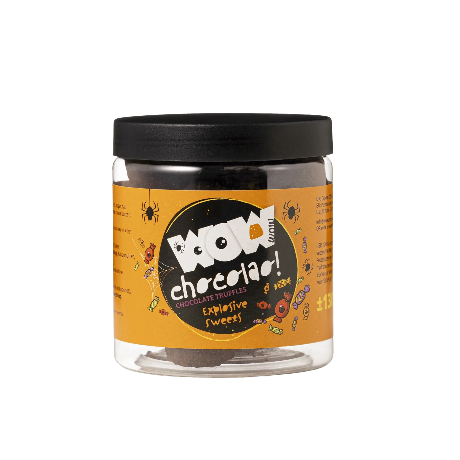 WOW Chocolao Exploding Sweets Halloween truffels cadeaupot 130g knetter