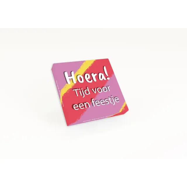 Voor jou Vrolijke lijn Hoera feestje chocolaatjes feest