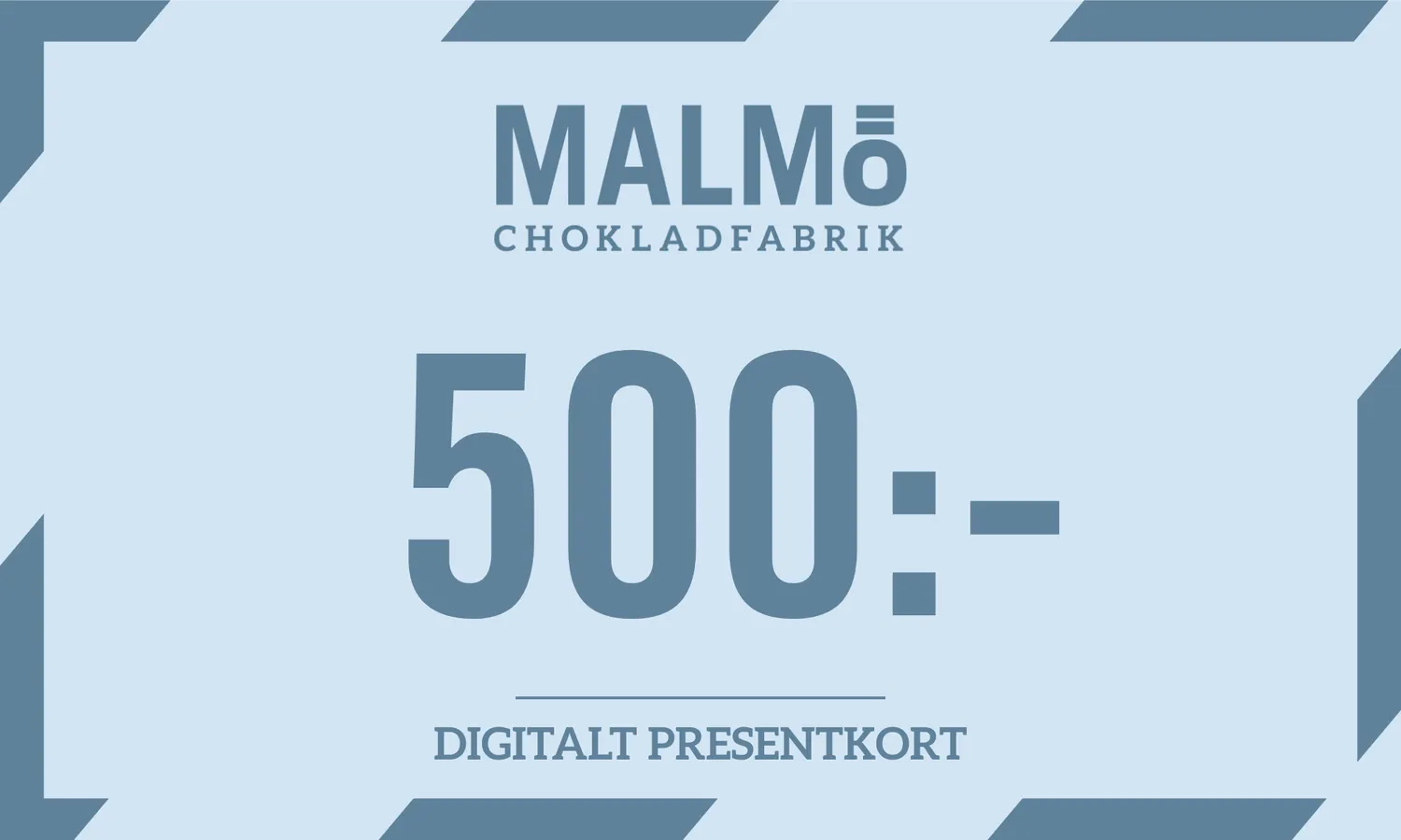 Malmö Chokladfabrik digitale cadeaukaart chocolade cadeau per e-mail