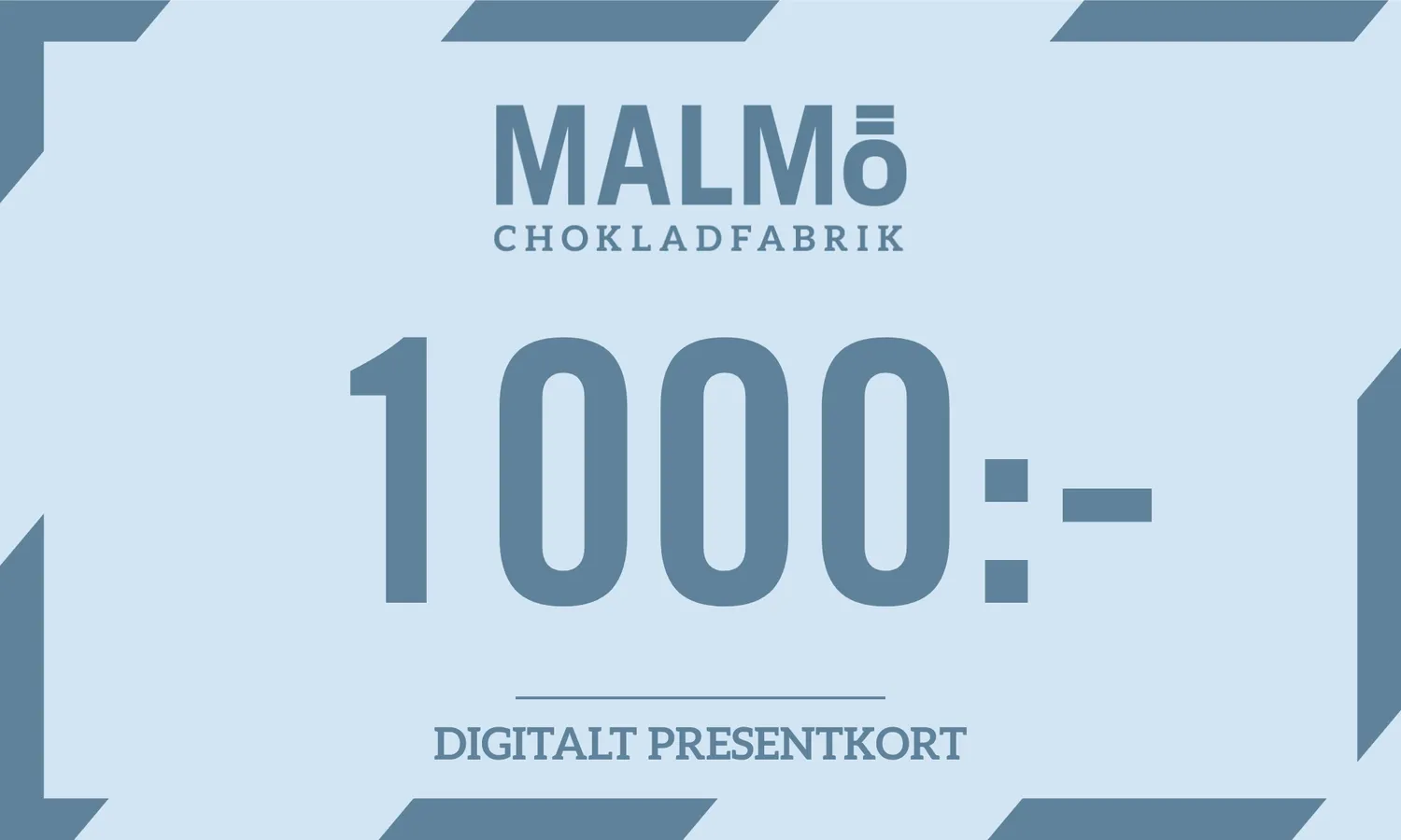 Malmö Chokladfabrik digitale cadeaukaart chocolade cadeau per e-mail