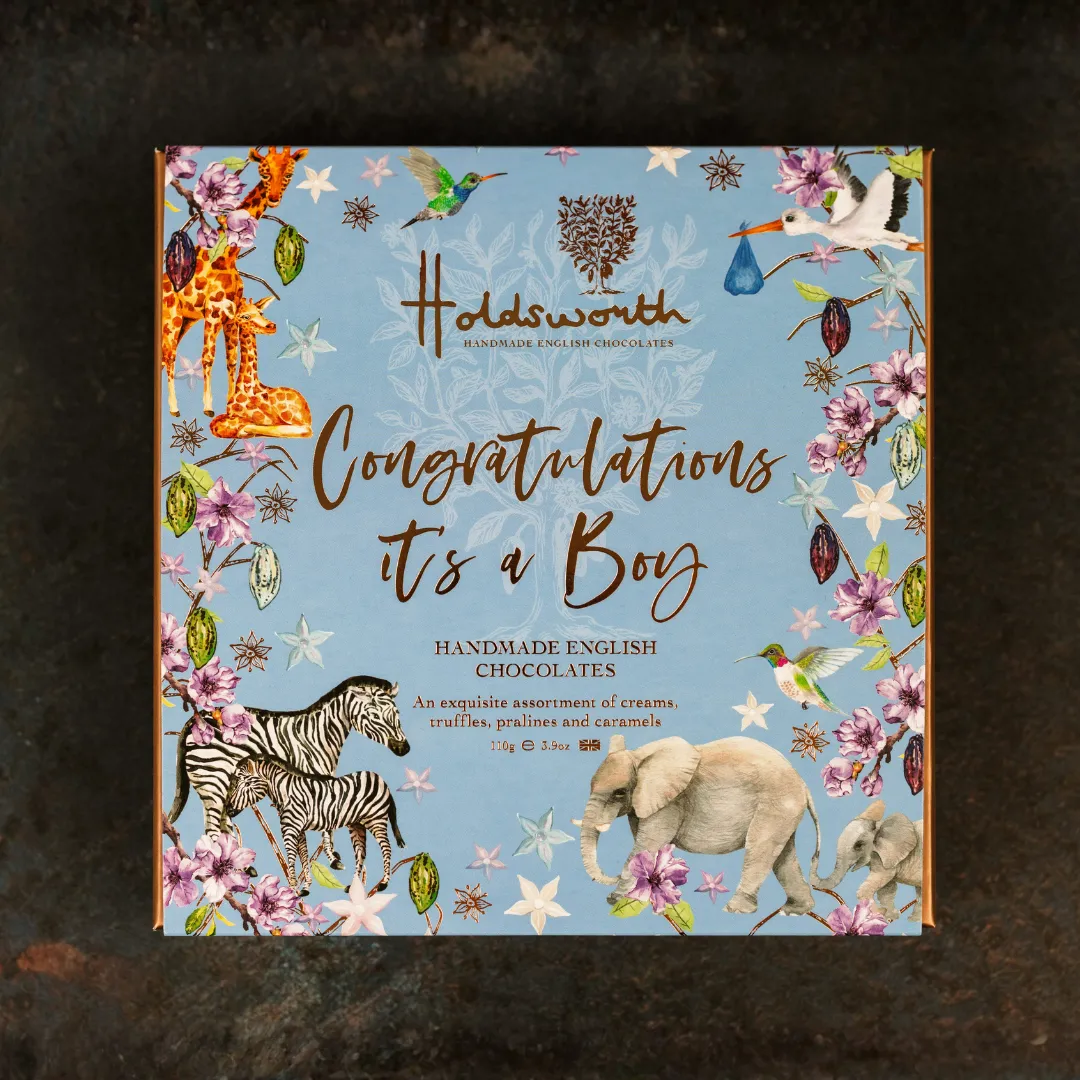 Holdsworth It’s a Boy chocolade cadeaudoos 110g assorti