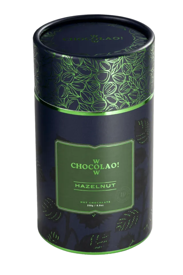WOW Chocolao Hazelnoot warme chocolademix 250g romig