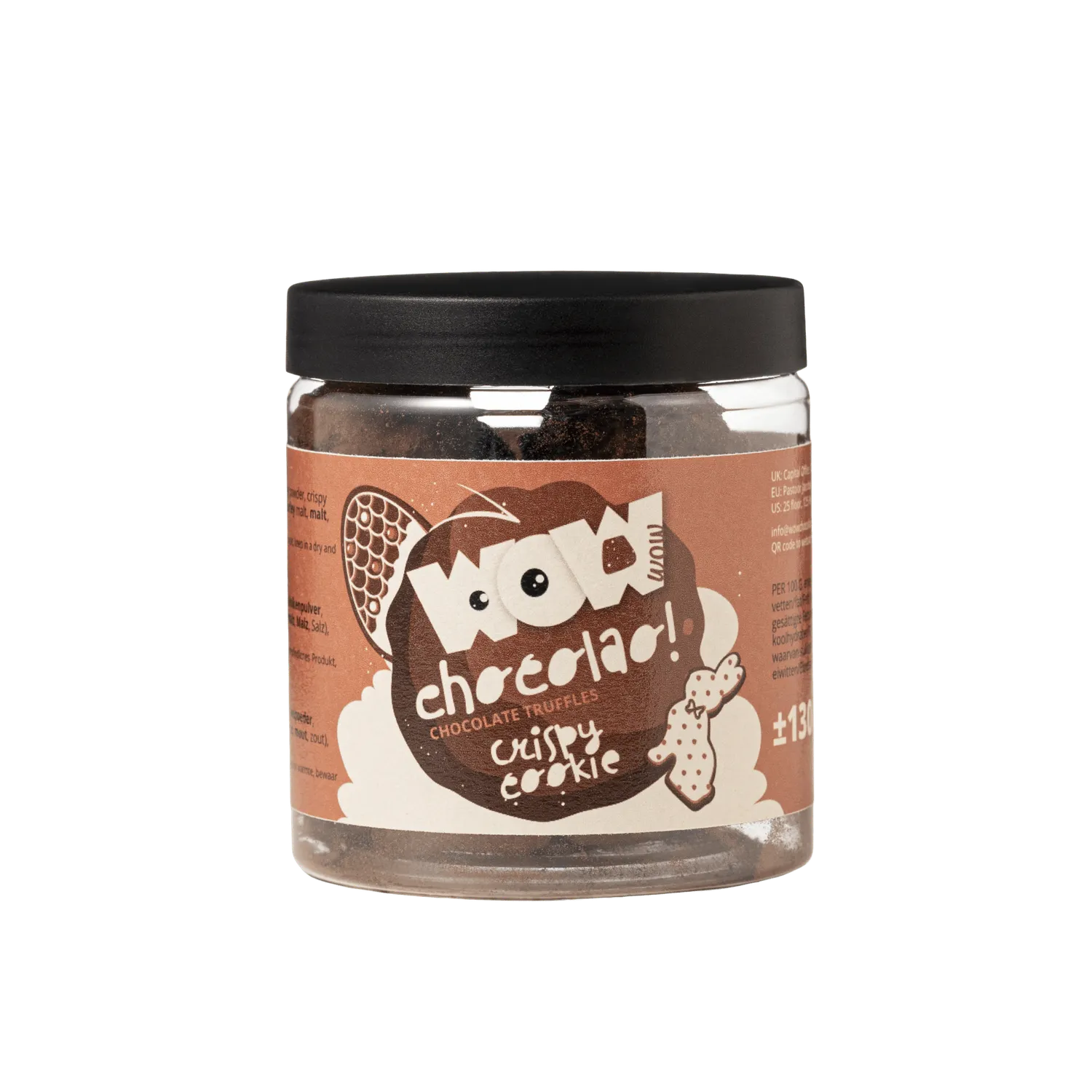 WOW Chocolao Crispy Cookie Truffels 130g Paaspot