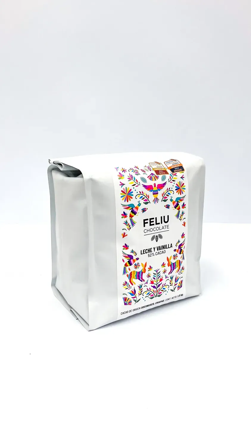 Feliu Chocolate Con Vainilla 57% melk couverture 1,5kg vanille
