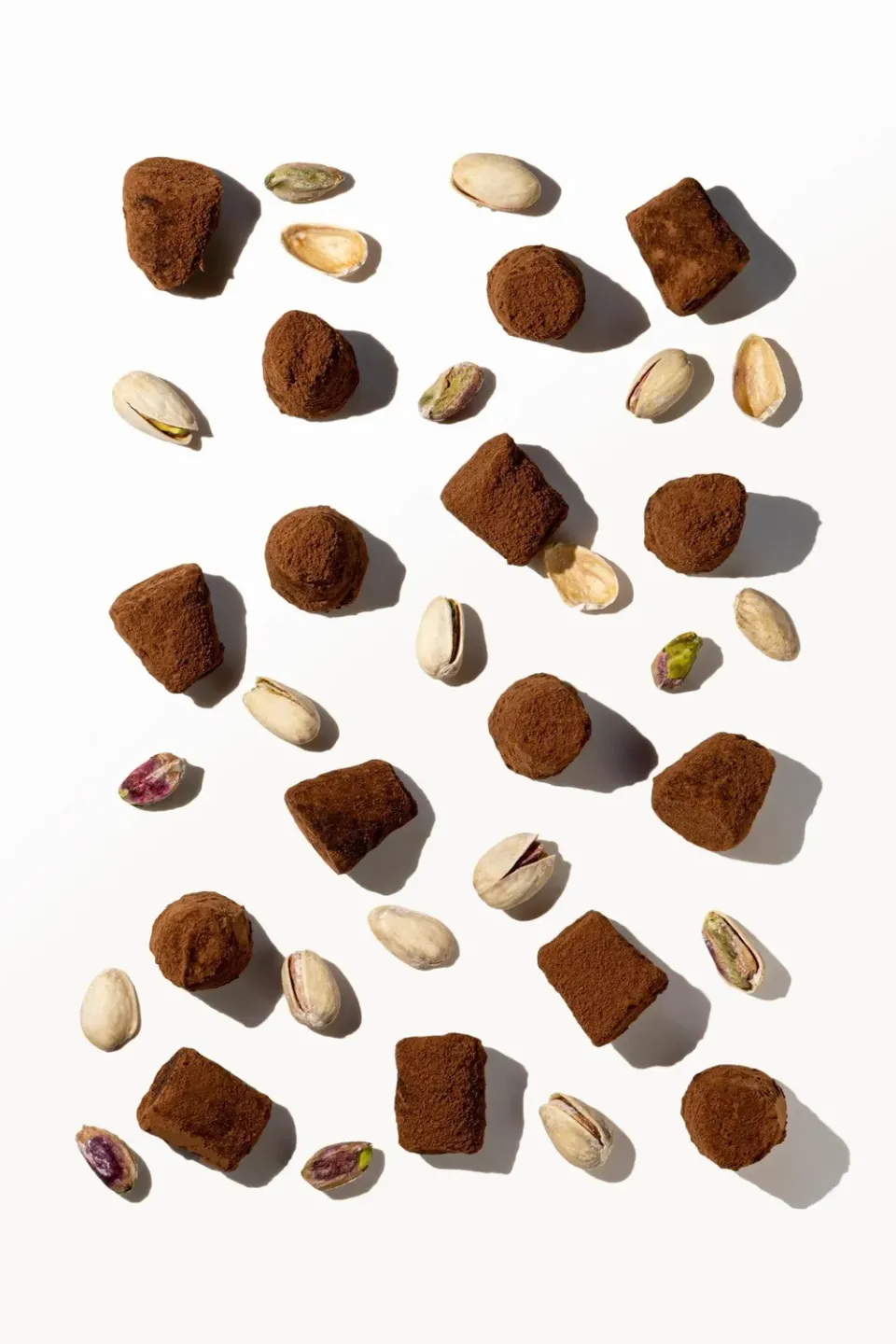 WOW Chocolao Pistache Chocoladetruffels Bulk 3kg geroosterd