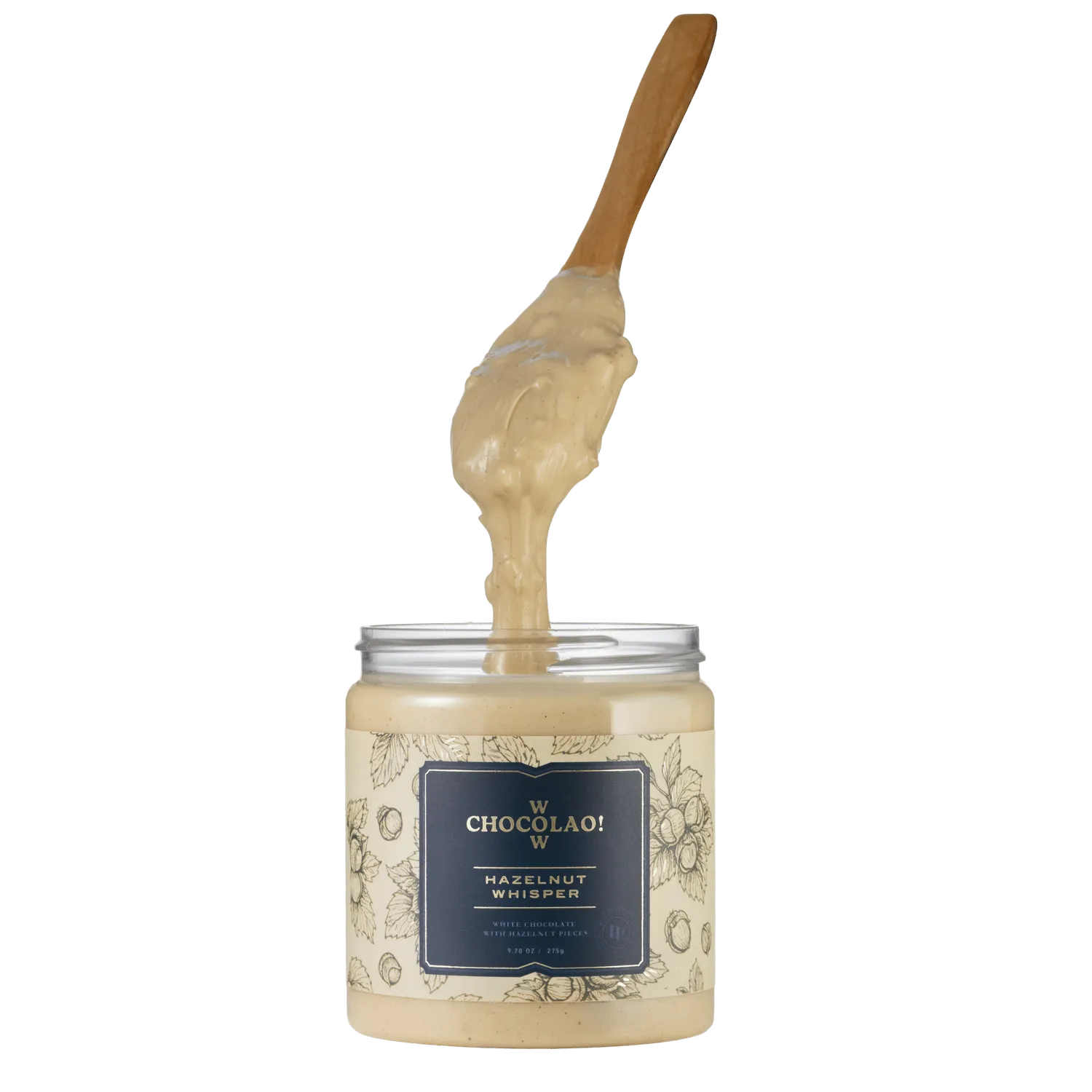WOW Chocolao Hazelnoot Whisper Chocoladepasta 275g Hazelnoot