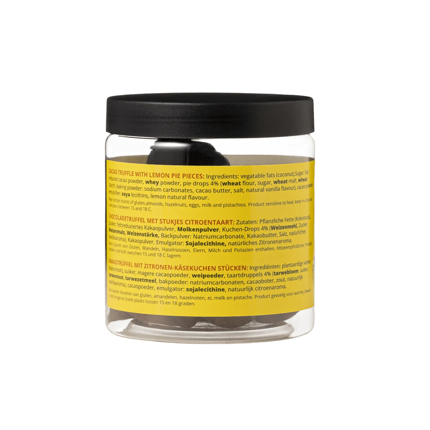 WOW Chocolao Citroentaart Moederdag truffels 130 g pot
