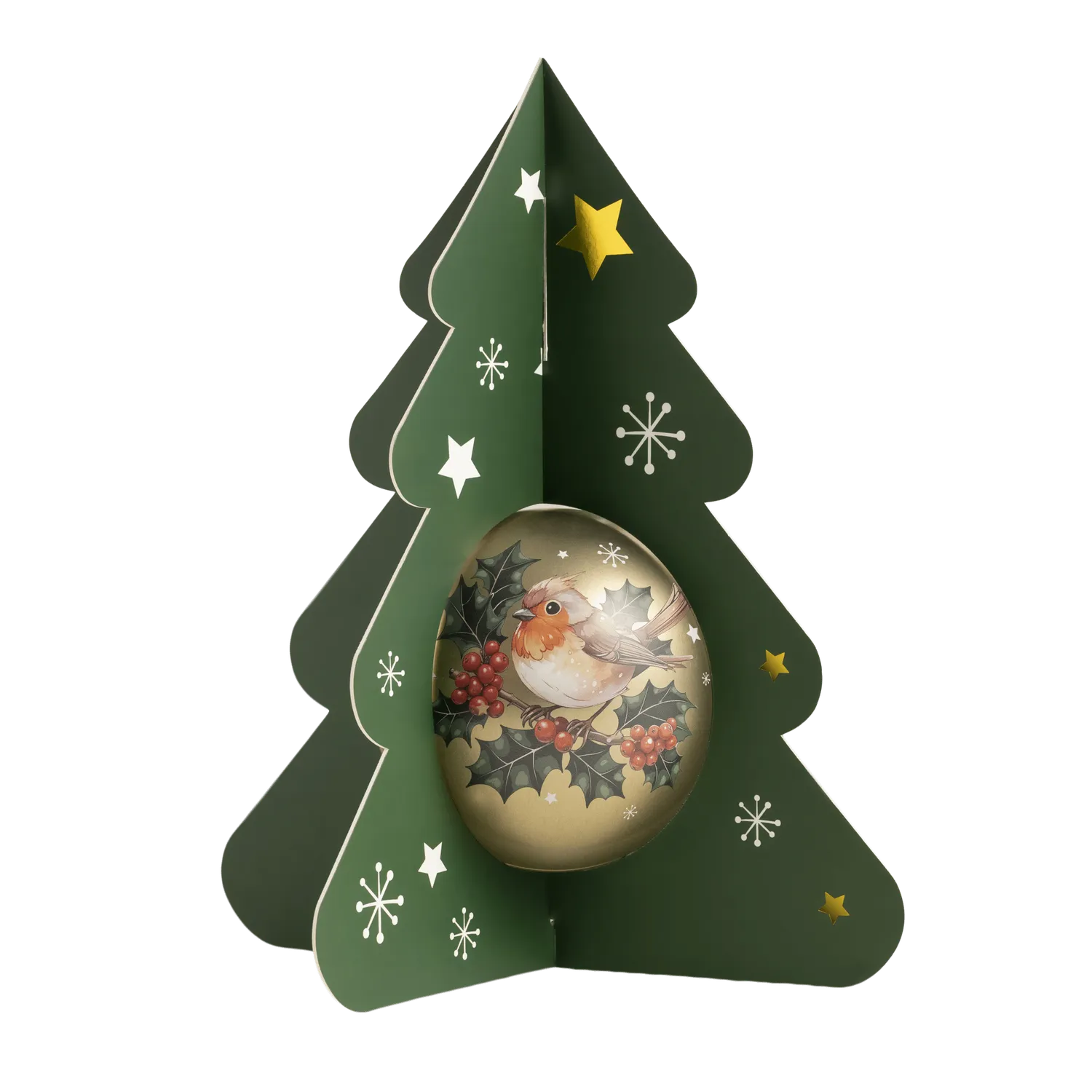 WOW Chocolao Roodborstje Kerstbal met Truffel Pops Kerst