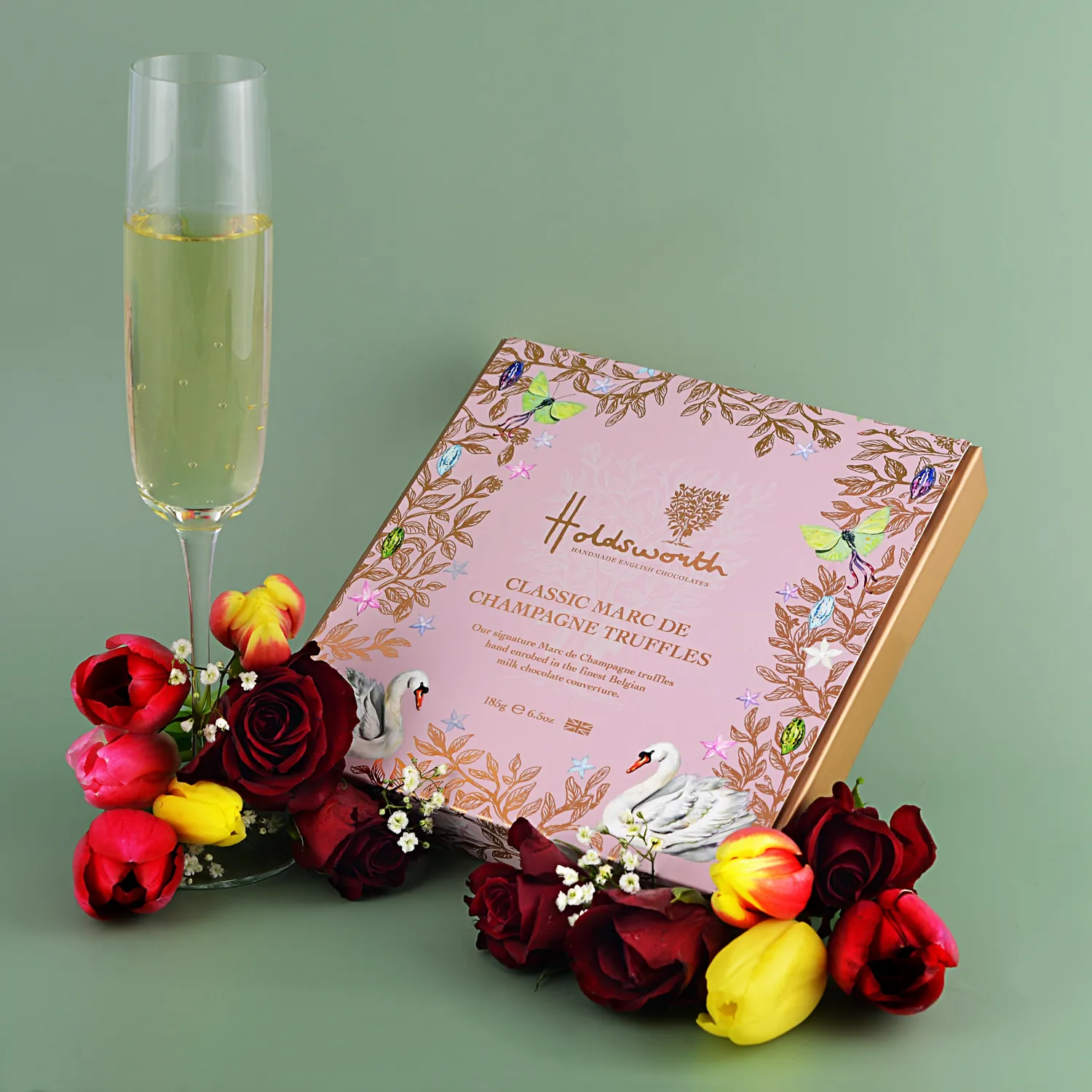 Holdsworth Classic Marc de Champagne truffels 185g melk
