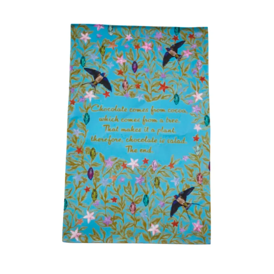 Holdsworth tea towel theedoek katoen chocolade cadeau