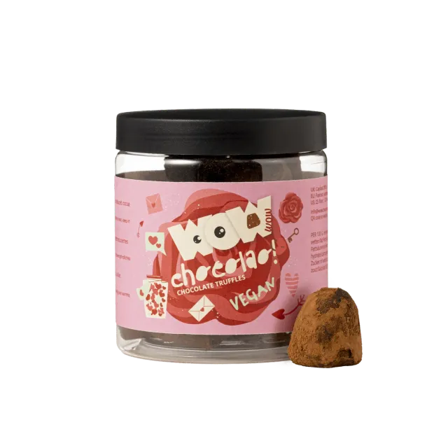 WOW Chocolao Vegan chocoladetruffels 130g Valentijn