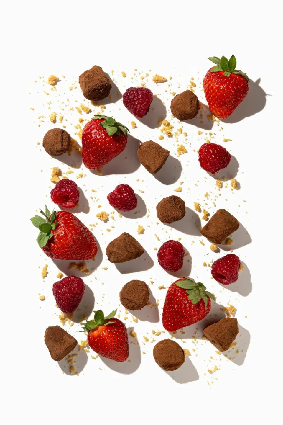 WOW Chocolao Rode Vruchten Taart Truffels Bulk 1kg Fruitig