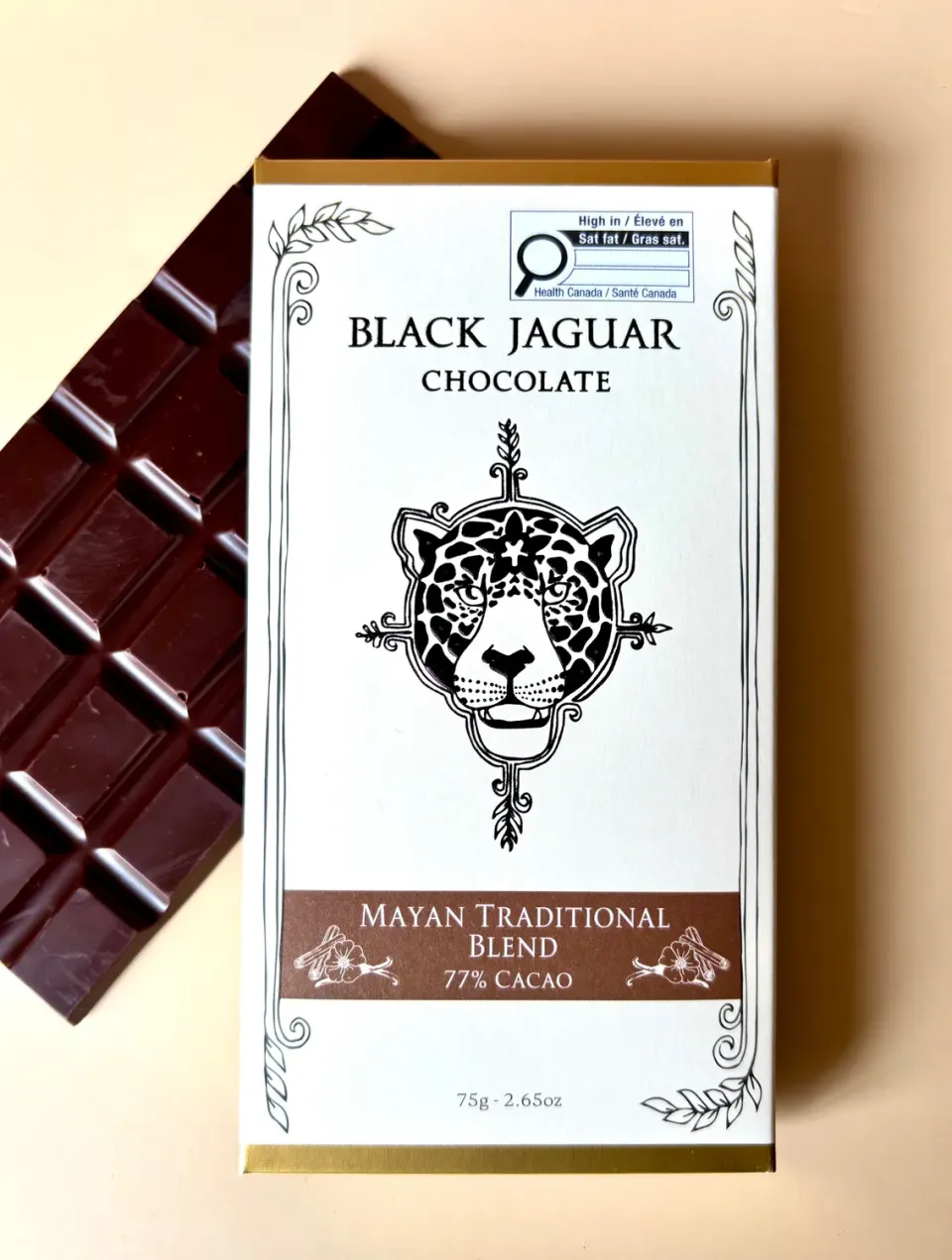 Black Jaguar Mayan Traditional Blend 77% chocoladereep kruidig