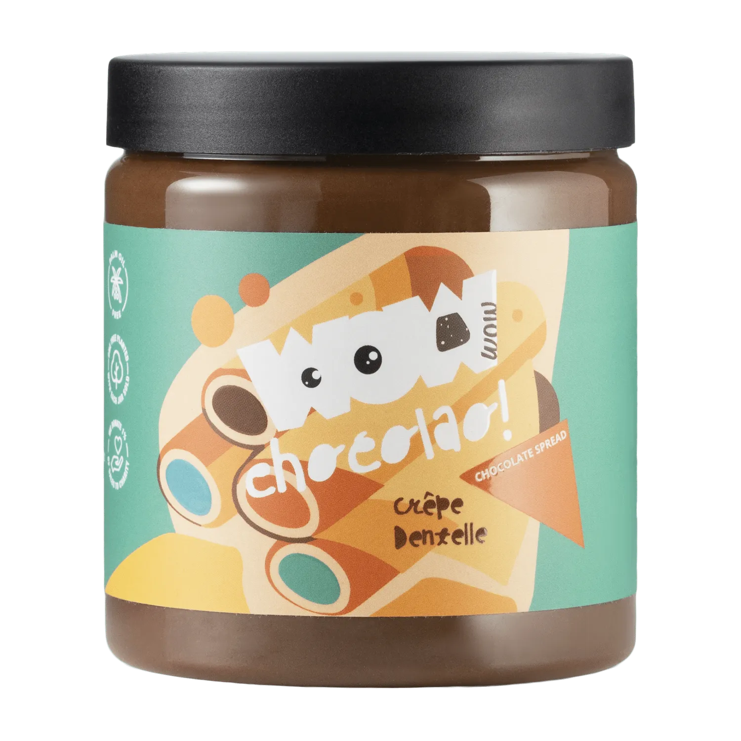WOW Chocolao Crêpe Dentelle chocoladepasta 275g krokant