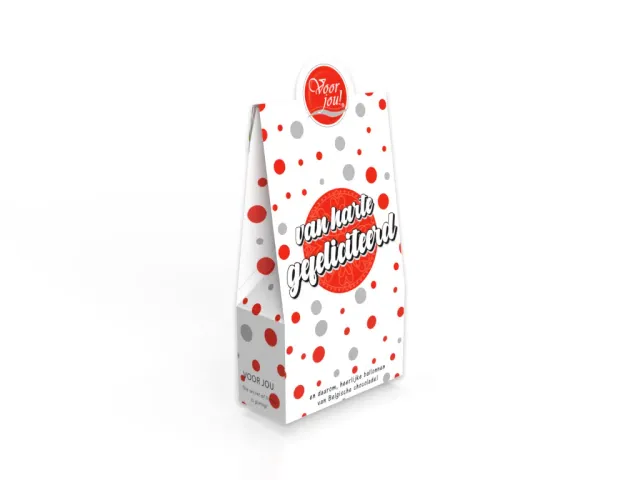 Voor jou Young Gefeliciteerd chocolade ballonnen