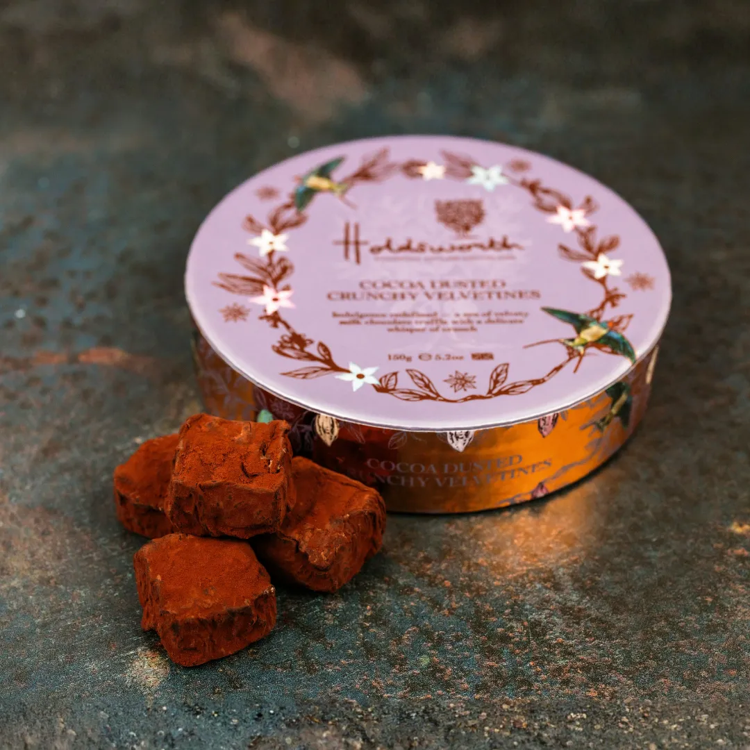 Holdsworth Cocoa Dusted Crunchy Velvetines truffels 150g melk