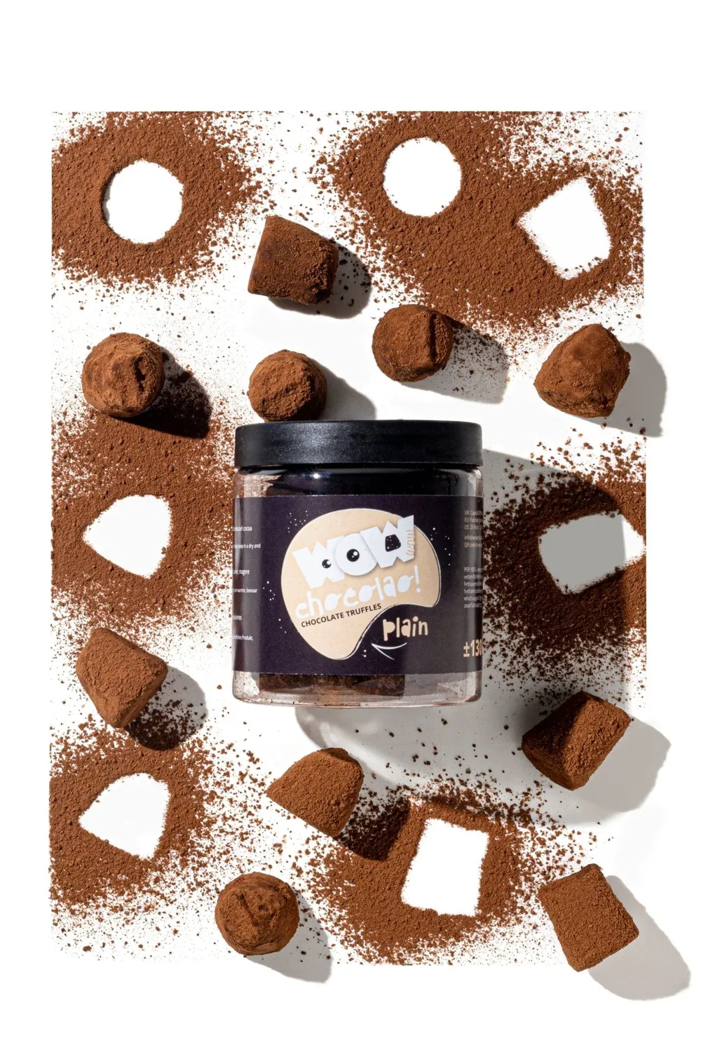 WOW Chocolao Klassiek chocoladetruffels cadeaupot 130g